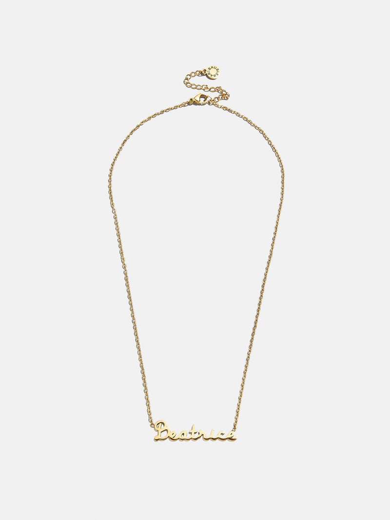 BaubleBar Waterproof Kids’ Custom Nameplate Necklace - Cursive - 
    Get Gifting Early: 20% Off Custom
  
