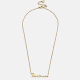 Waterproof Kids’ Custom Nameplate Necklace - Cursive