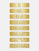 BaubleBar 18K Gold Cigar Band Custom Ring - Gold - 
    Made with Love: 15% Off Custom
  
