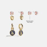 MLB Hoop Earring Set - Los Angeles Dodgers
