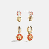 MLB Hoop Earring Set - Houston Astros