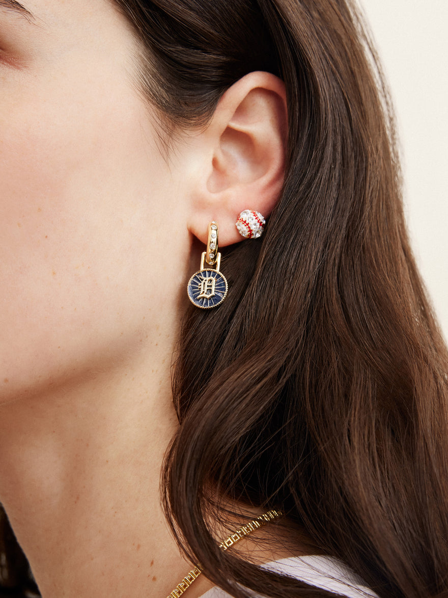 MLB Hoop Earring Set - Detroit Tigers