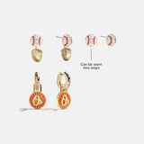 MLB Hoop Earring Set - Baltimore Orioles