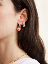 BaubleBar MLB Hoop Earring Set - Cleveland Guardians - 
    Two pairs of Cleveland Guardians earrings
  
