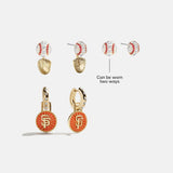 MLB Hoop Earring Set - San Francisco Giants