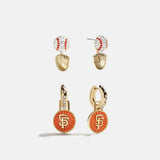 MLB Hoop Earring Set - San Francisco Giants
