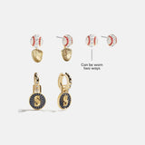 MLB Hoop Earring Set - Seattle Mariners