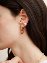 BaubleBar MLB Hoop Earring Set - St. Louis Cardinals - 
    Two pairs of St. Louis Cardinals earrings
  
