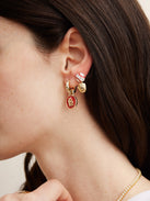 MLB Hoop Earring Set - St. Louis Cardinals