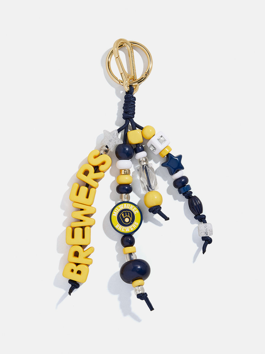 MLB Beaded Bag Charm - Milwaukee Brewers