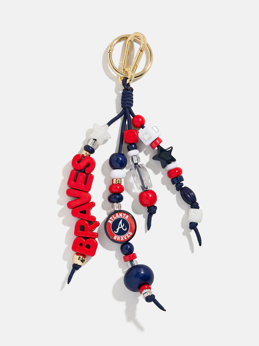 MLB Beaded Bag Charm - Atlanta Braves