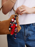 MLB Beaded Bag Charm - Atlanta Braves