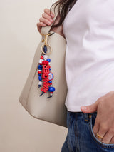 BaubleBar MLB Beaded Bag Charm - Texas Rangers - 
    Texas Rangers bag charm
  
