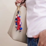 MLB Beaded Bag Charm - Texas Rangers