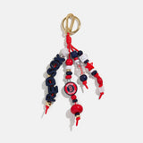 MLB Beaded Bag Charm - Boston Red Sox