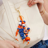 MLB Beaded Bag Charm - New York Mets