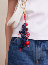 BaubleBar MLB Beaded Bag Charm - Cleveland Guardians - 
    Cleveland Guardians bag charm
  
