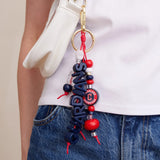 MLB Beaded Bag Charm - Cleveland Guardians