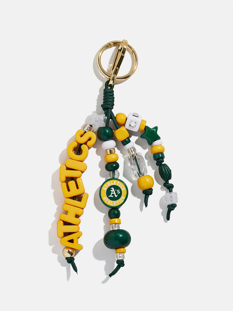 MLB Beaded Bag Charm - Athletics