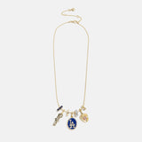MLB Charm Necklace - Los Angeles Dodgers