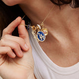 MLB Charm Necklace - Los Angeles Dodgers