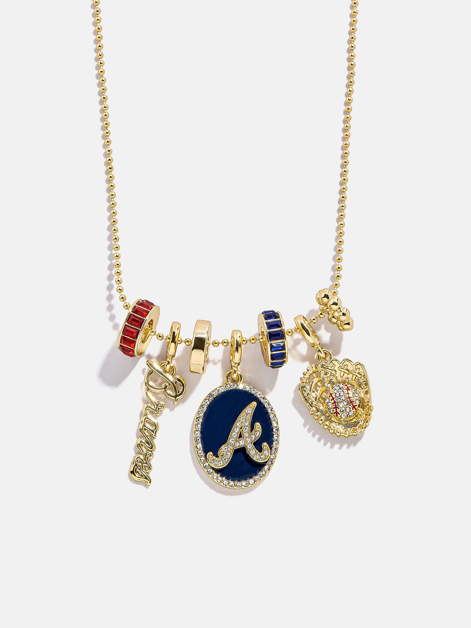 MLB Charm Necklace - Atlanta Braves
