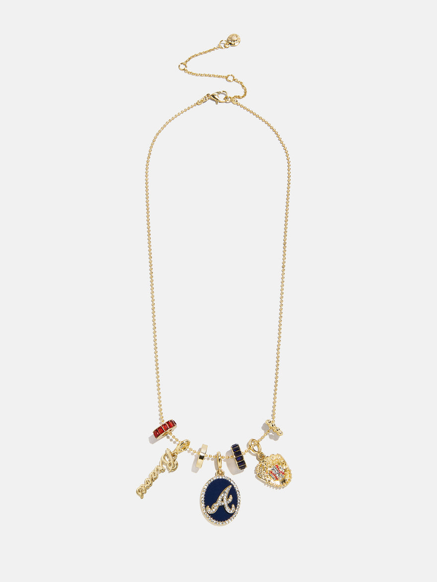 MLB Charm Necklace - Atlanta Braves