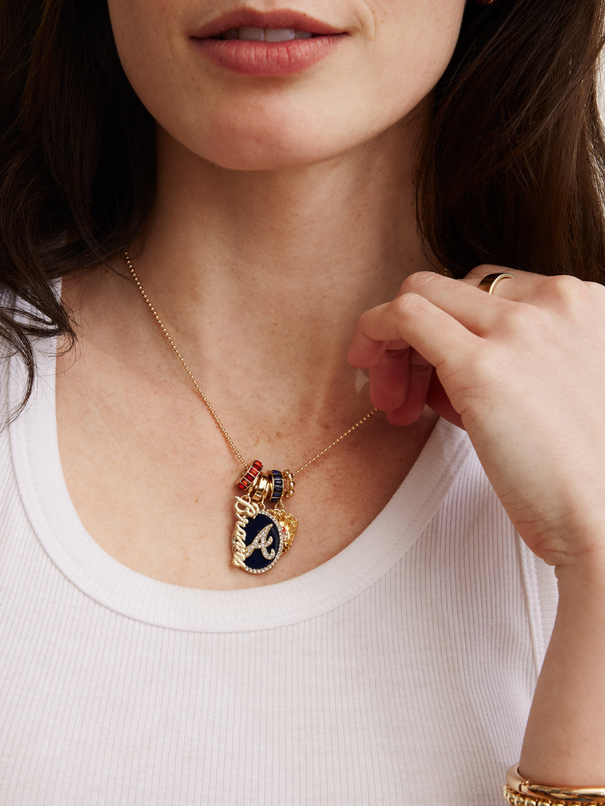 MLB Charm Necklace - Atlanta Braves