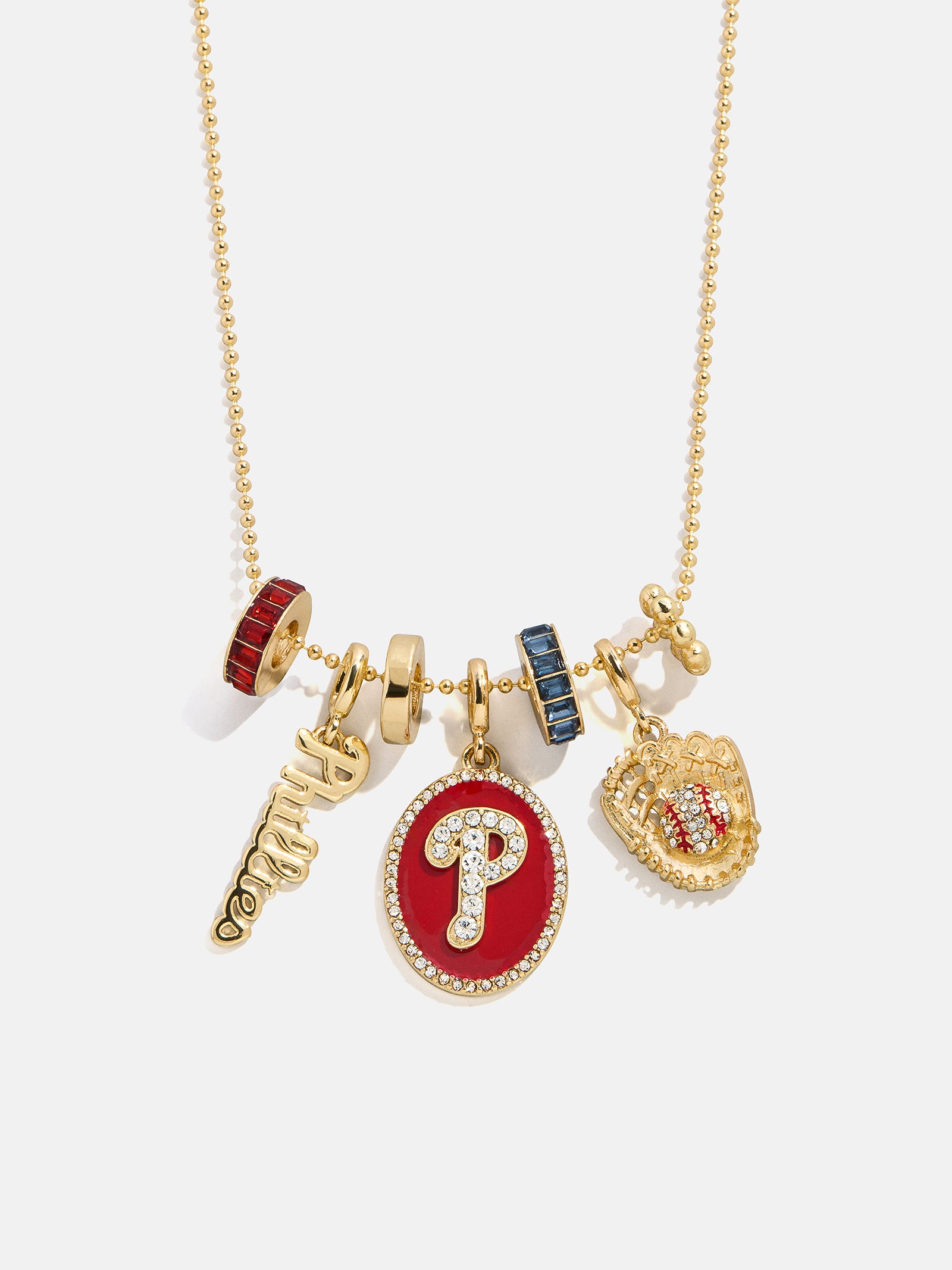MLB Charm Necklace - Philadelphia Phillies