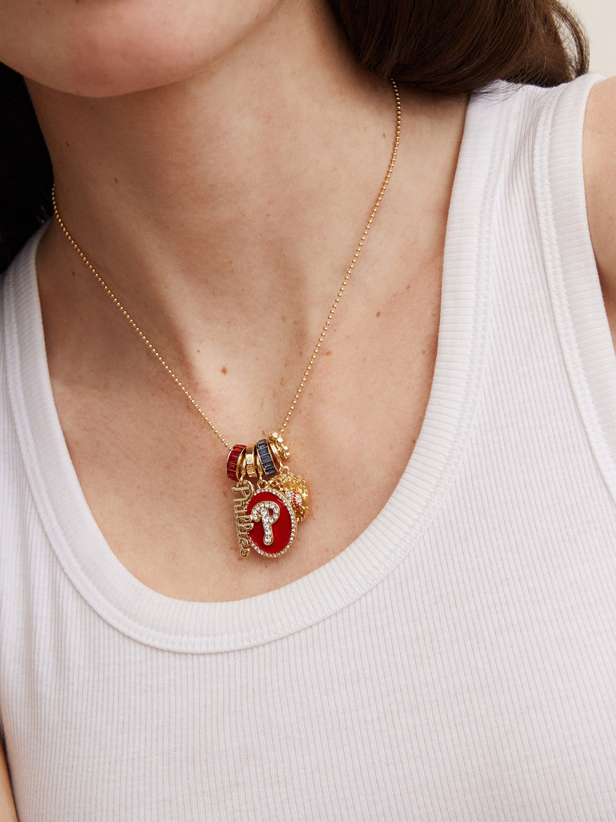 MLB Charm Necklace - Philadelphia Phillies