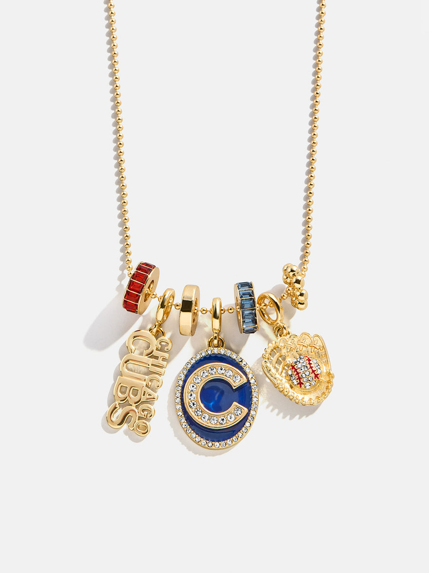 MLB Charm Necklace - Chicago Cubs
