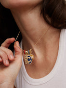 MLB Charm Necklace - Chicago Cubs