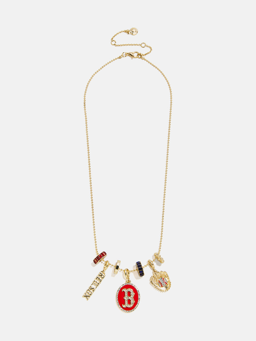 MLB Charm Necklace - Boston Red Sox