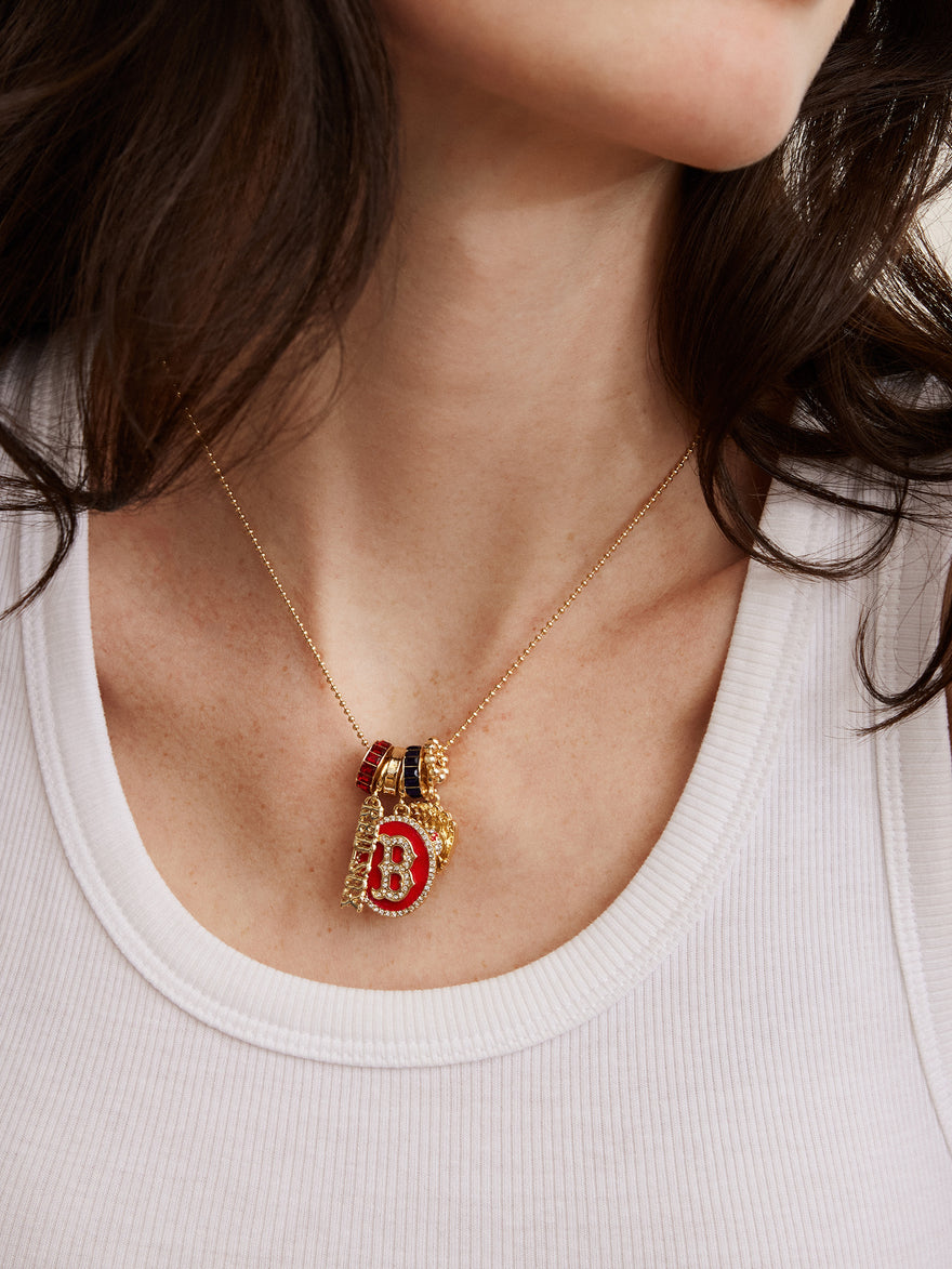 MLB Charm Necklace - Boston Red Sox