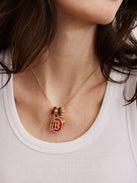 MLB Charm Necklace - Boston Red Sox