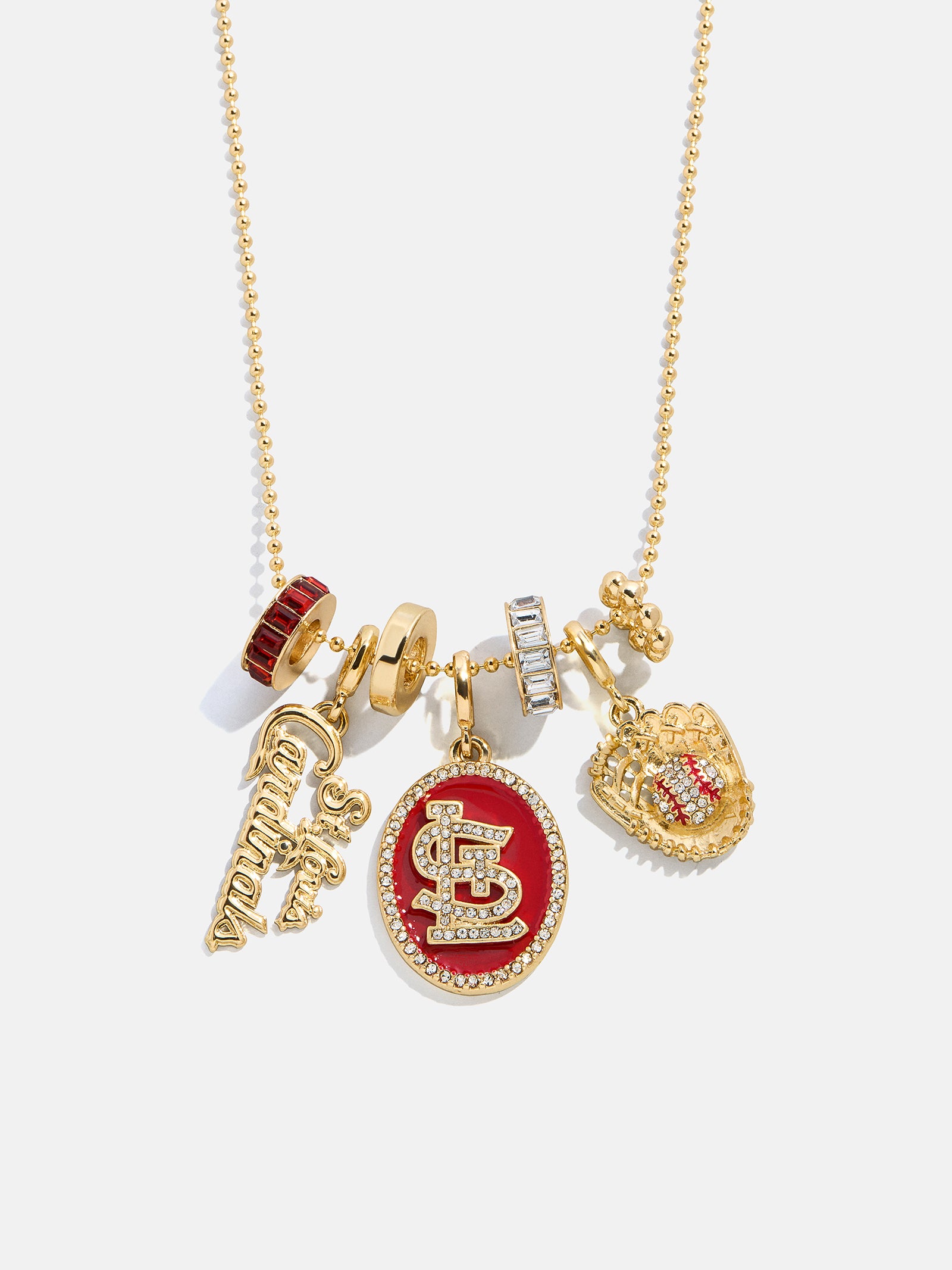 MLB Charm Necklace - St. Louis Cardinals
