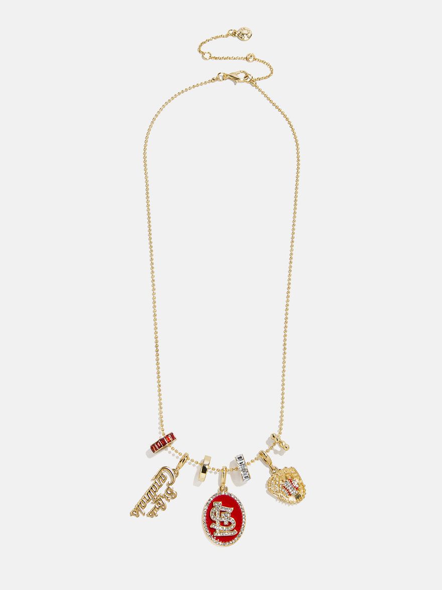 MLB Charm Necklace - St. Louis Cardinals