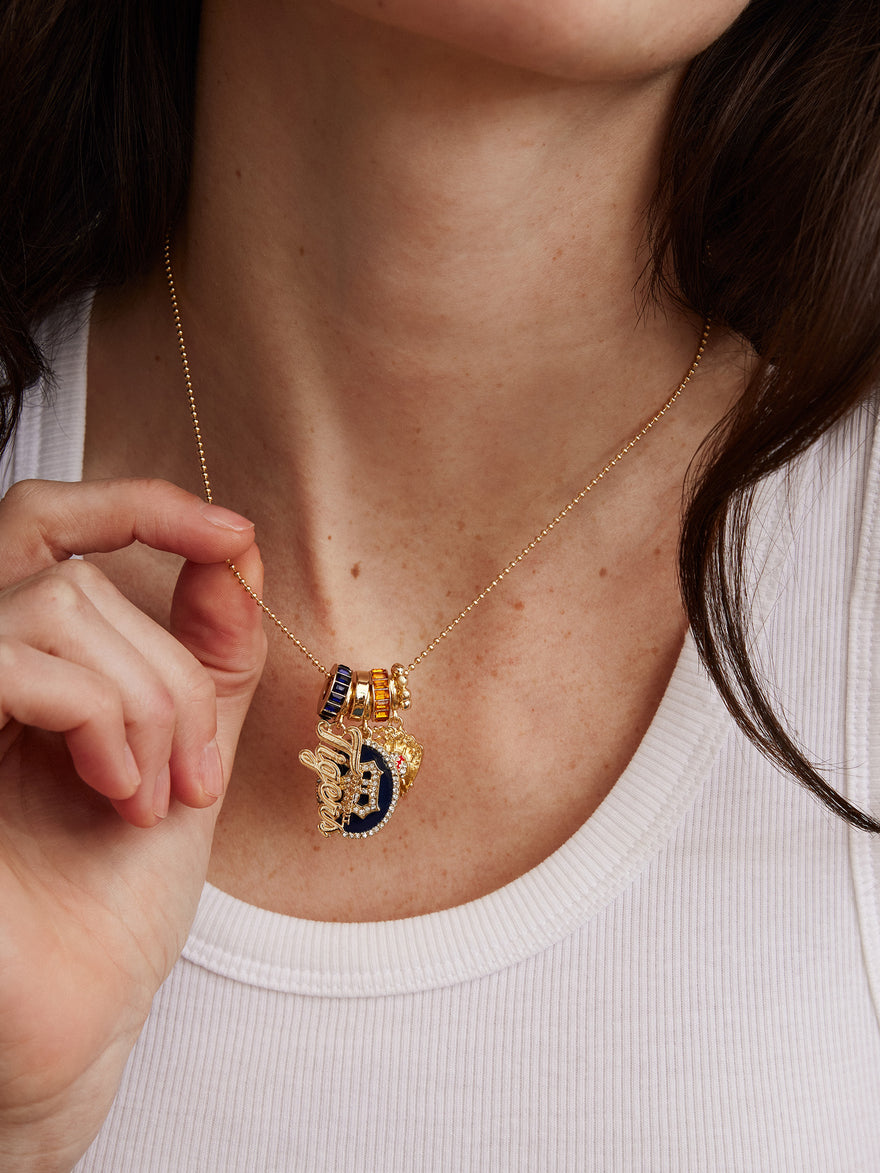 MLB Charm Necklace - Detroit Tigers