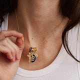 MLB Charm Necklace - Detroit Tigers