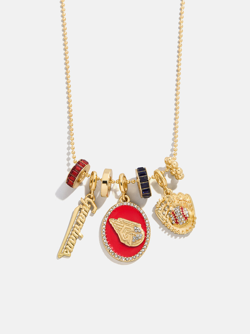 MLB Charm Necklace - Cleveland Guardians