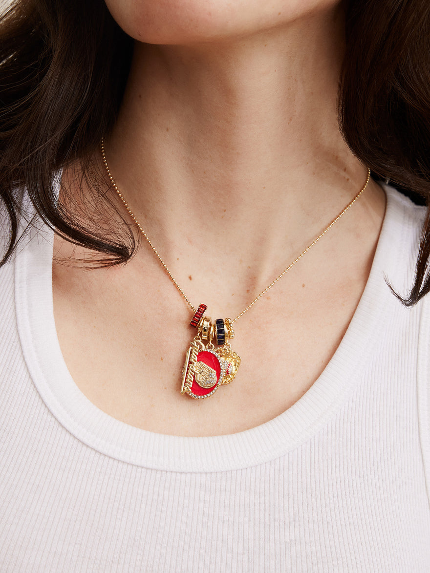MLB Charm Necklace - Cleveland Guardians