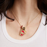 MLB Charm Necklace - Cleveland Guardians