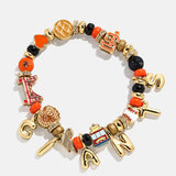 MLB Motif Beaded Bracelet - San Francisco Giants