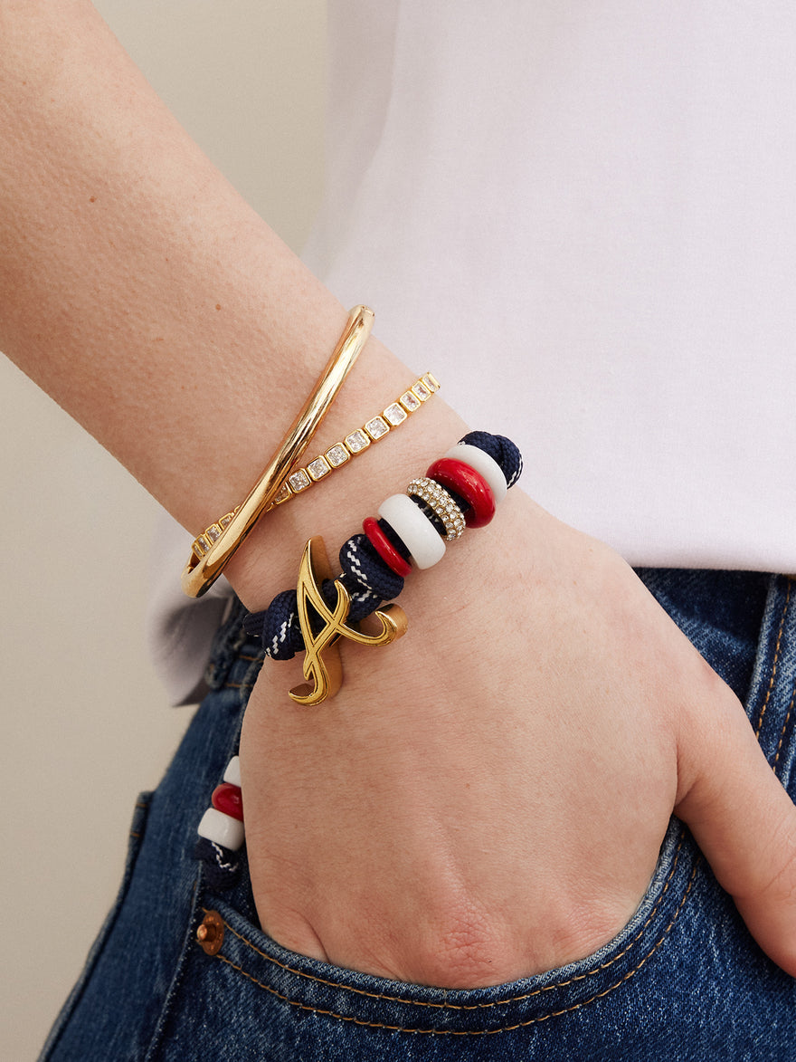 MLB Knotty Bracelet - Atlanta Braves