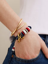 BaubleBar MLB Knotty Bracelet - Atlanta Braves - 
    Atlanta Braves paracord bracelet
  
