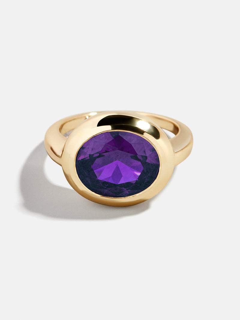 BaubleBar Oval - 
    Statement gold ring
  
