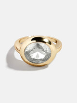 BaubleBar Oval - 
    Statement gold ring
  
