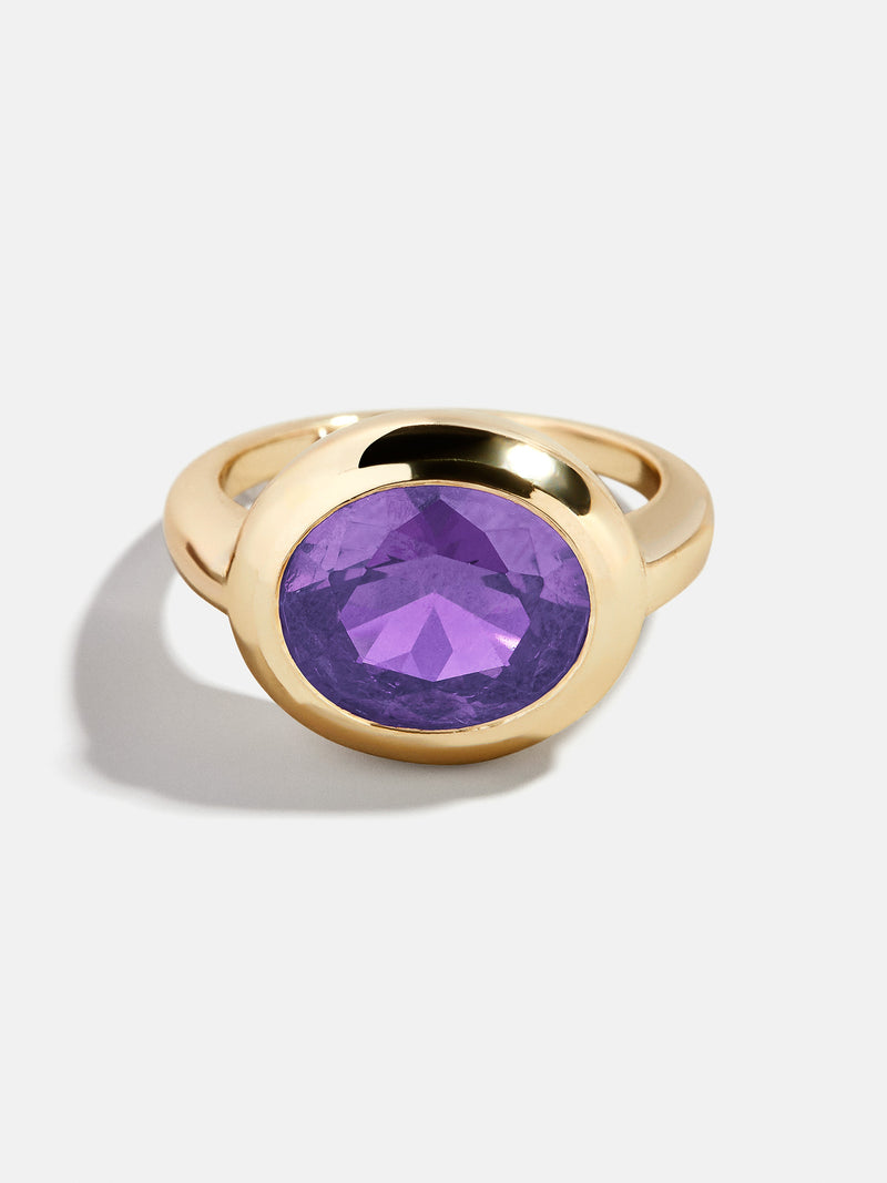 BaubleBar Oval - 
    Statement gold ring
  
