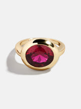 BaubleBar Oval - 
    Statement gold ring
  
