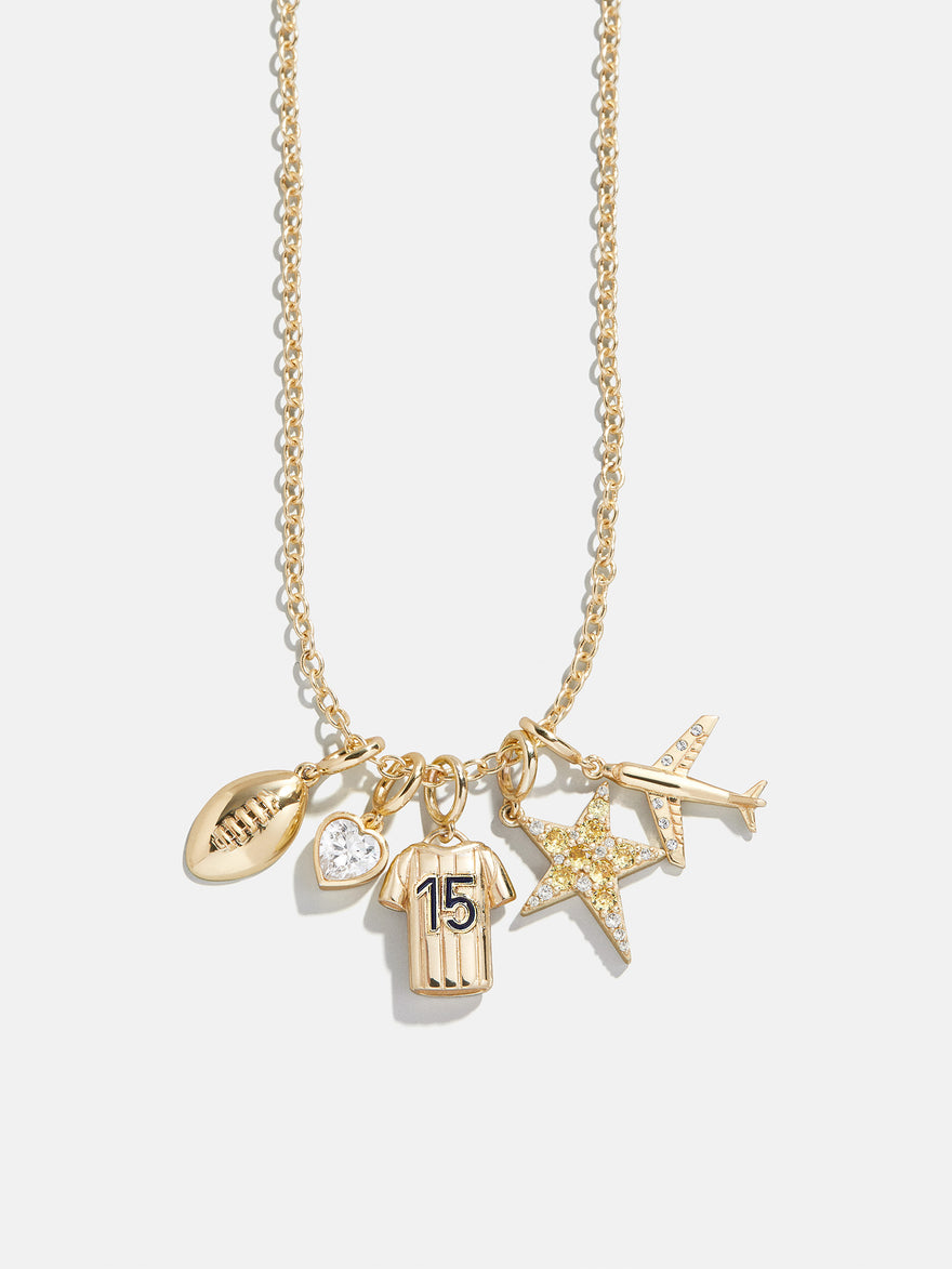 Jersey Custom Cluster Charm - Dark Blue